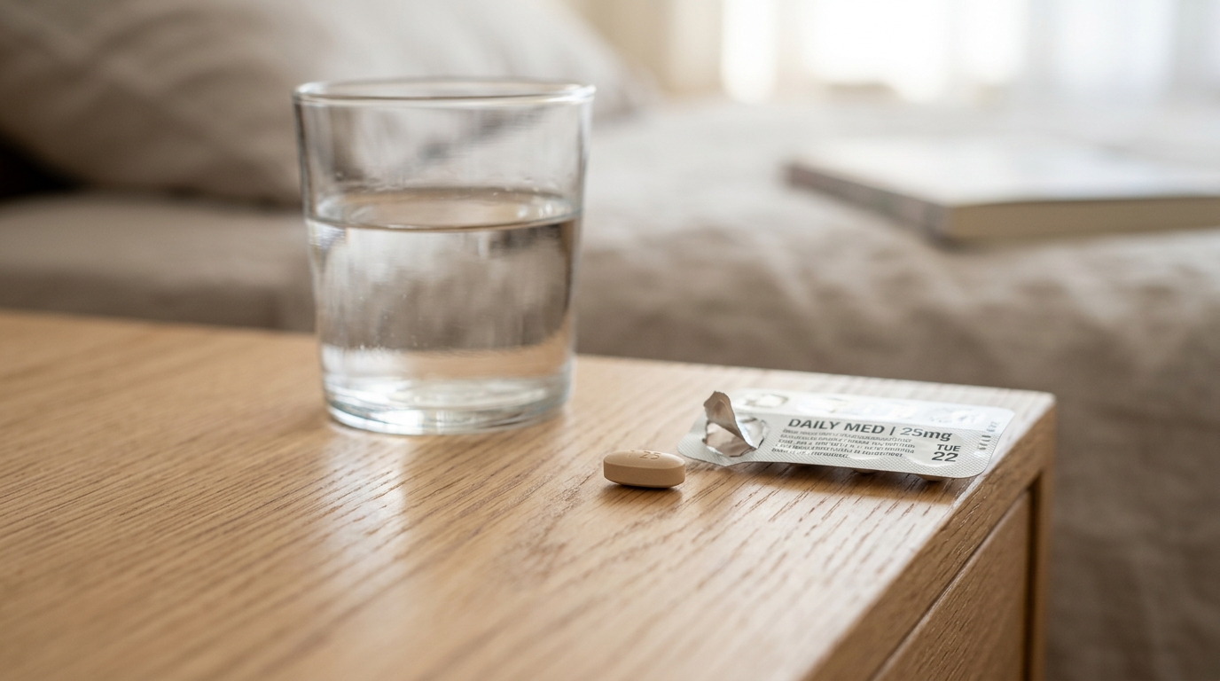 Close-up of daily medication highlighting why is meloxicam prescription only for long-term chronic pain management