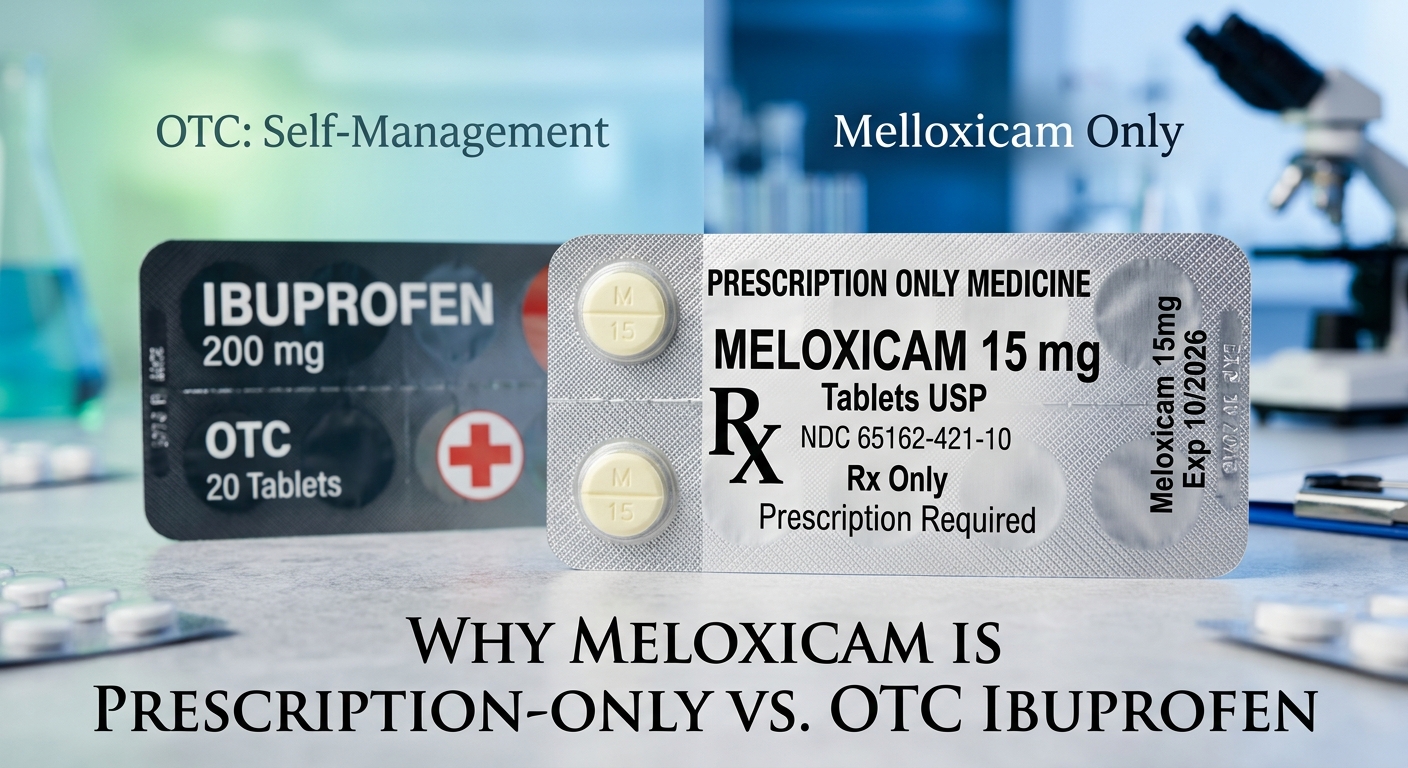 Why Meloxicam is Prescription-Only vs. OTC Ibuprofen