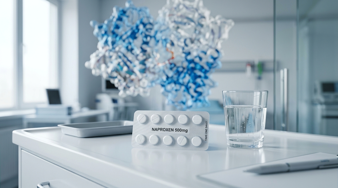 Medical representation of NSAID medication safety and the risks of mixing ibuprofen and meloxicam