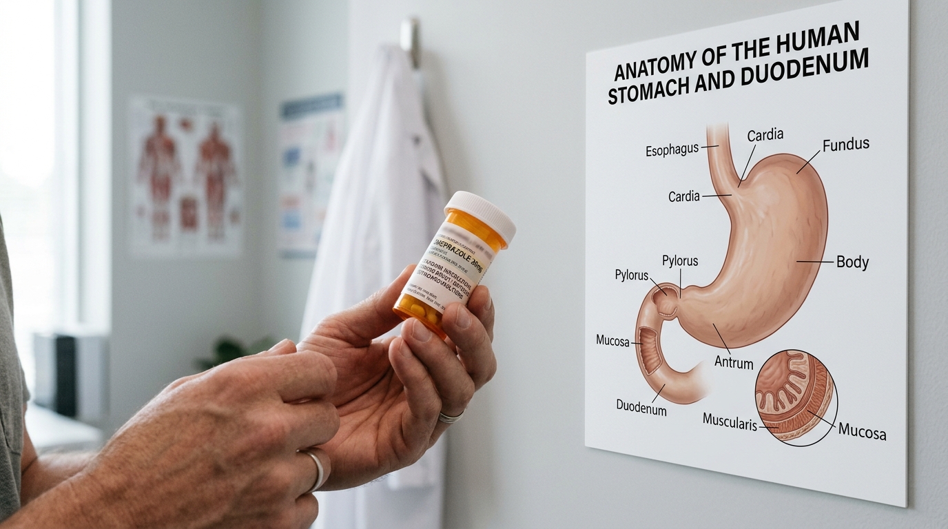A clinical comparison of medication safety, specifically focusing on meloxicam versus ibuprofen stomach health risks.